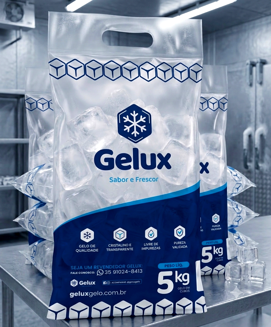Pacote de gelo Gelux 5kg